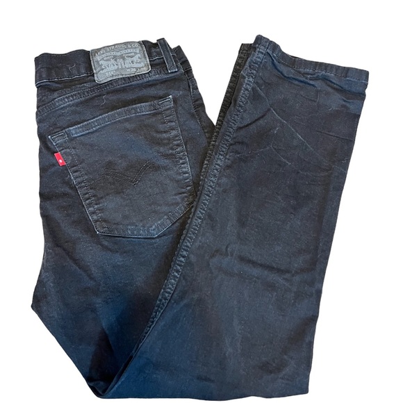 Levi’s Black 36/30 Mens Denim Pants 514 Straight Leg - Picture 1 of 4